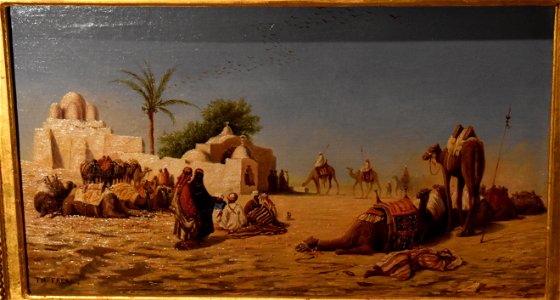 Charles-Théodore Frère - Halte des chameliers 02