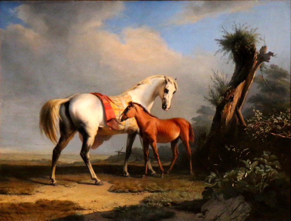 Charles verlat-Jument et poulain