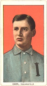 Charley Carr, Indianapolis Team, baseball card portrait LCCN2008676937
