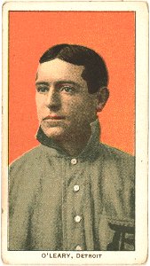 Charley O'Leary, Detroit Tigers, baseball card portrait LCCN2008676597