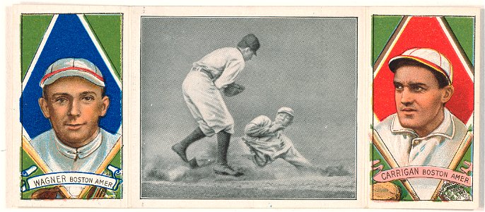 Charles Wagner-William Carrigan, Boston Red Sox, baseball card portrait LCCN2008678442
