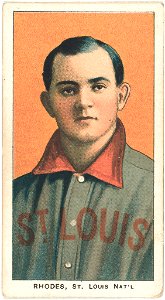 Charlie Rhodes, St. Louis Cardinals, baseball card portrait LCCN2008676422
