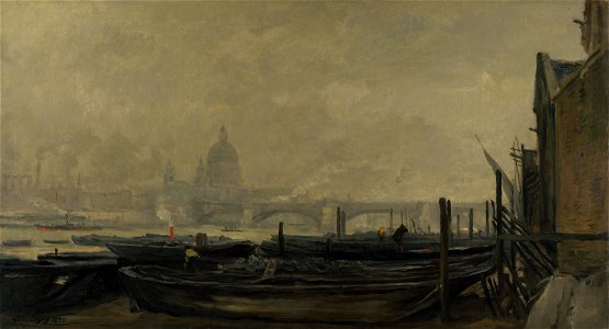 Charles-François Daubigny - St Paul's from the Surrey Side