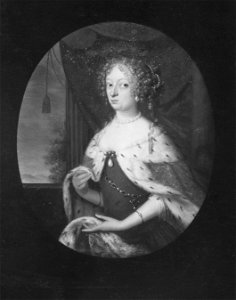 Charlotta Amalia, 1650-1714, drottning av Danmark, prinsessa av Hessen-Kassel (Peder Rublagh) - Nationalmuseum - 17925