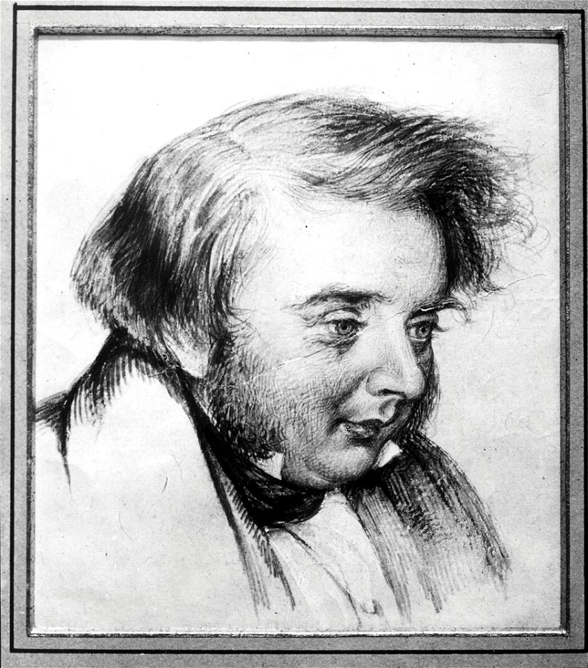 Charles West Cope - Thomas Fearnley - Norsk portrettarkiv - Riksantikvaren - F000388