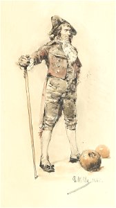 Charles Wilda - Ein Herr im Directoire Kostüm