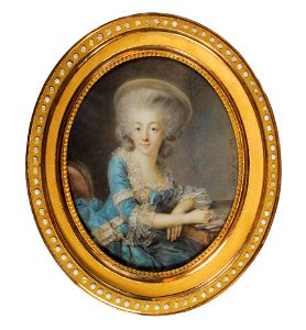 Charlotte de Montesson, 1738-1806, markisinna (Antoine Vestier) - Nationalmuseum - 25283