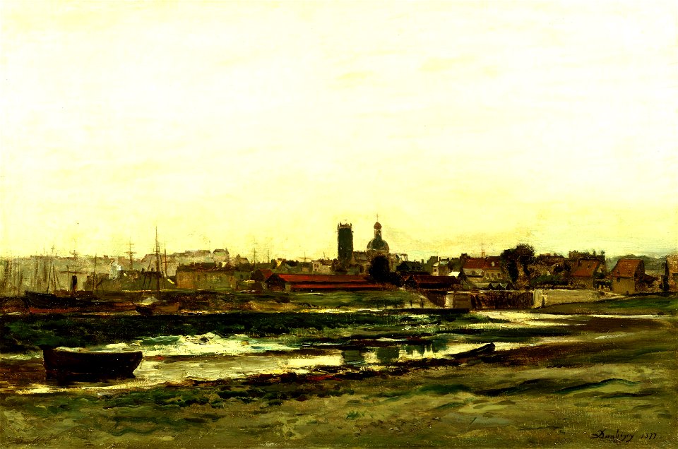 Charles-François Daubigny - Dieppe (1877)