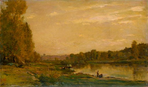 Charles-François Daubigny - Landschap aan de Oise
