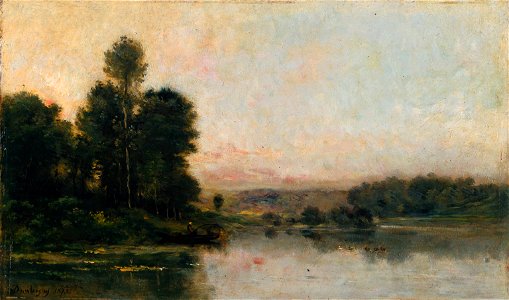 Charles-François Daubigny - Les coteaux de Méry-sur-Oise (1873)