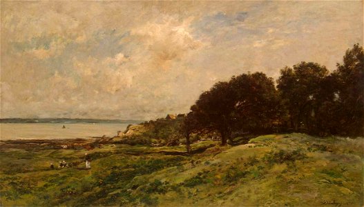 Charles-François Daubigny - Seashore at Villerville - WGA5938