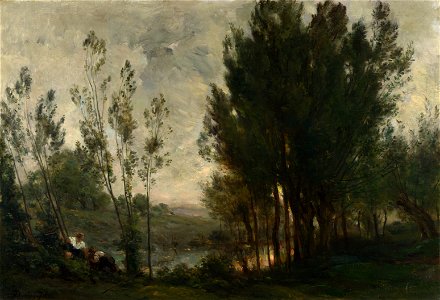 Charles-François Daubigny - Willows