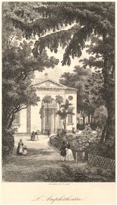 Charles-François Daubigny, Amphitheater of the Botanical Gardens, 1842