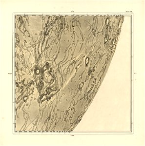 Charte der Gebirge des Mondes nach eigenen Beobachtungen in den Jahren 1840-1874 LOC 2008621701-19