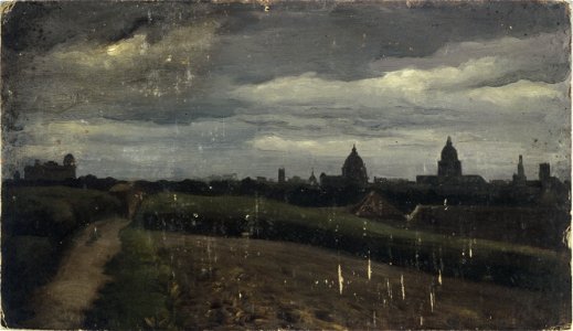 Charles-Emile Cuisin - Vue générale de Paris depuis les Gobelins - P2023 - Musée Carnavalet