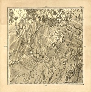 Charte der Gebirge des Mondes nach eigenen Beobachtungen in den Jahren 1840-1874 LOC 2008621701-6