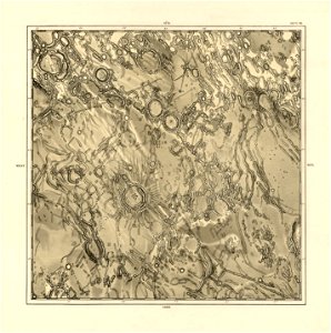 Charte der Gebirge des Mondes nach eigenen Beobachtungen in den Jahren 1840-1874 LOC 2008621701-8