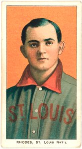 Charlie Rhodes, St. Louis Cardinals, baseball card portrait LCCN2008676422