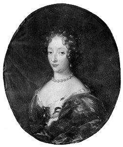 Charlotta Amalia, 1650-1714, prinsessa av Hessen-Kassel, drottning av Danmark (David von Krafft) - Nationalmuseum - 15807. Free illustration for personal and commercial use.