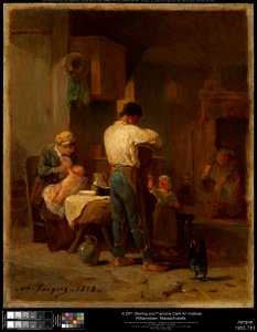 Charles-Émile Jacque - Interior - 1955.781 - Clark Art Institute