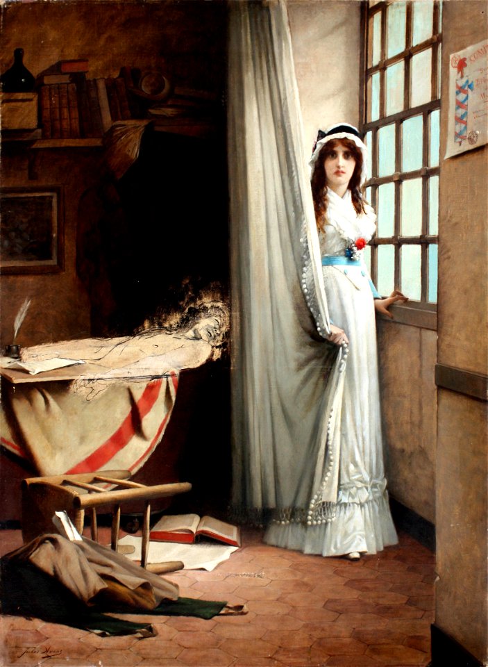 Charlotte Corday et Marat, 1880 Jules Aviat