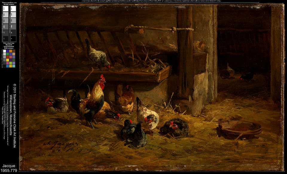 Charles-Émile Jacque - Poultry - 1955.779 - Clark Art Institute