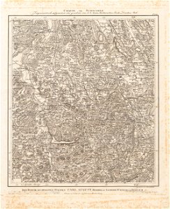 Charte von Schwaben Tafel 43 Leutkirch