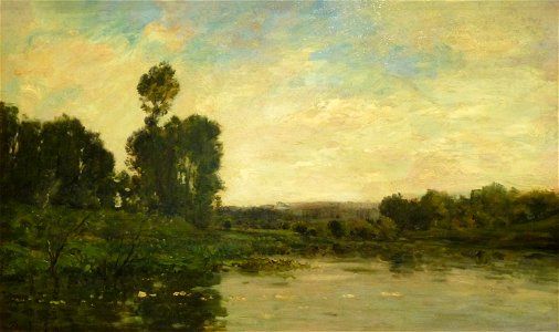 Charles-François Daubigny-Paysage. Free illustration for personal and commercial use.