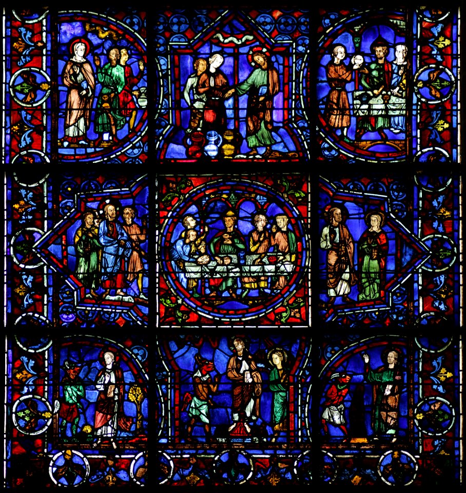 Chartres -30a- Temptations&Cana