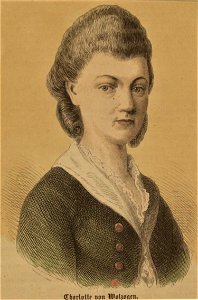 Charlotte von Wolzogen. Holzstich