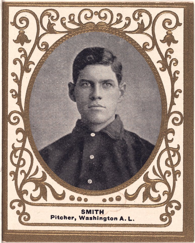 Charlie Smith, Washington Nationals, baseball card portrait LCCN2007683853