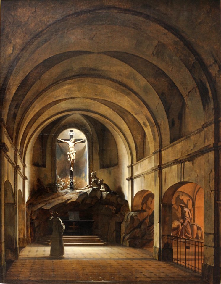 Charles-Marie-Bouton--Chapelle du Calvaire dans l'église Saint-Roch