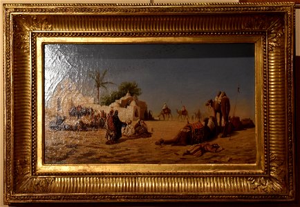 Charles-Théodore Frère - Halte des chameliers 01