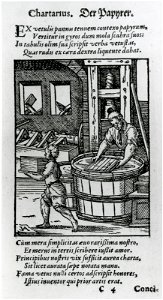 Chartarius. Der Papyrer. (The Paper Maker) (BM 1904,0206.103.21 1)
