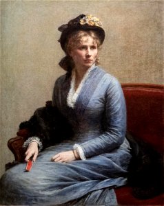 Charlotte Dubourg par Fantin-Latour. Free illustration for personal and commercial use.