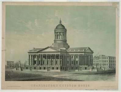 Charleston, S.C. custom house - C.C. Kuchel ; P.S. Duval & Co.'s Steam Lith. Press, Philada. LCCN93517364
