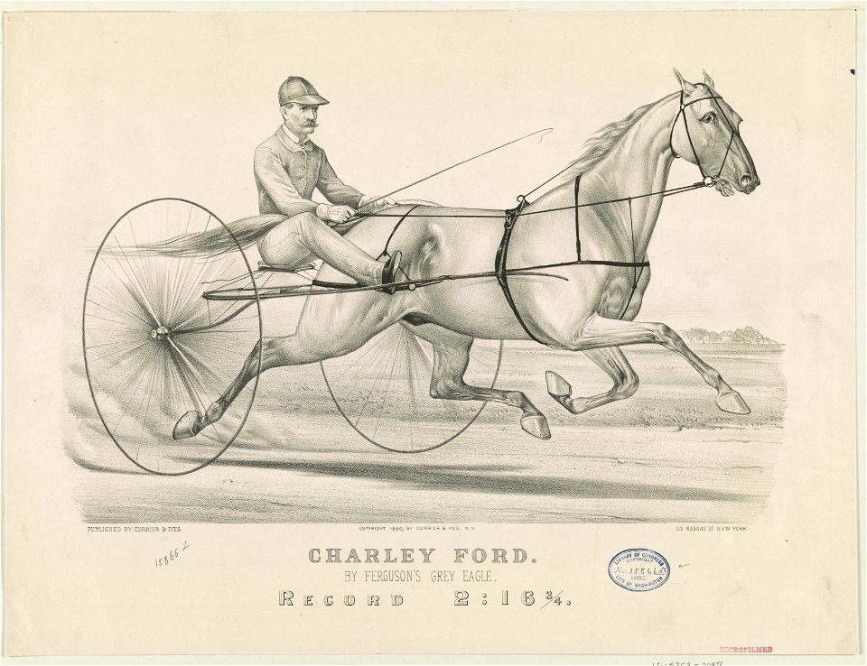 Charley Ford- By Ferguson's Grey Eagle. Record 2-16 3-4 LCCN90715894
