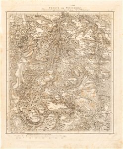 Charte von Schwaben Tafel 12 Calw