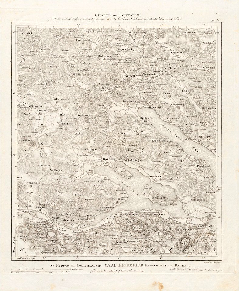 Charte von Schwaben Tafel 40 Radolfzell
