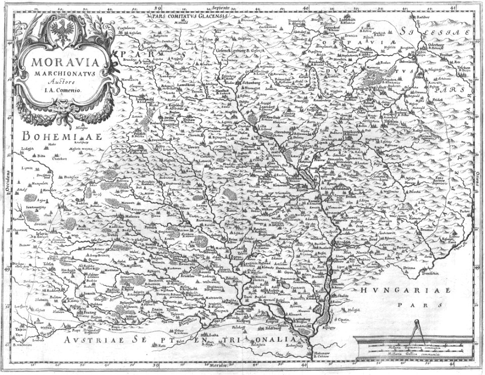 Charta deß Marggraffthumbs Mähren (Merian)