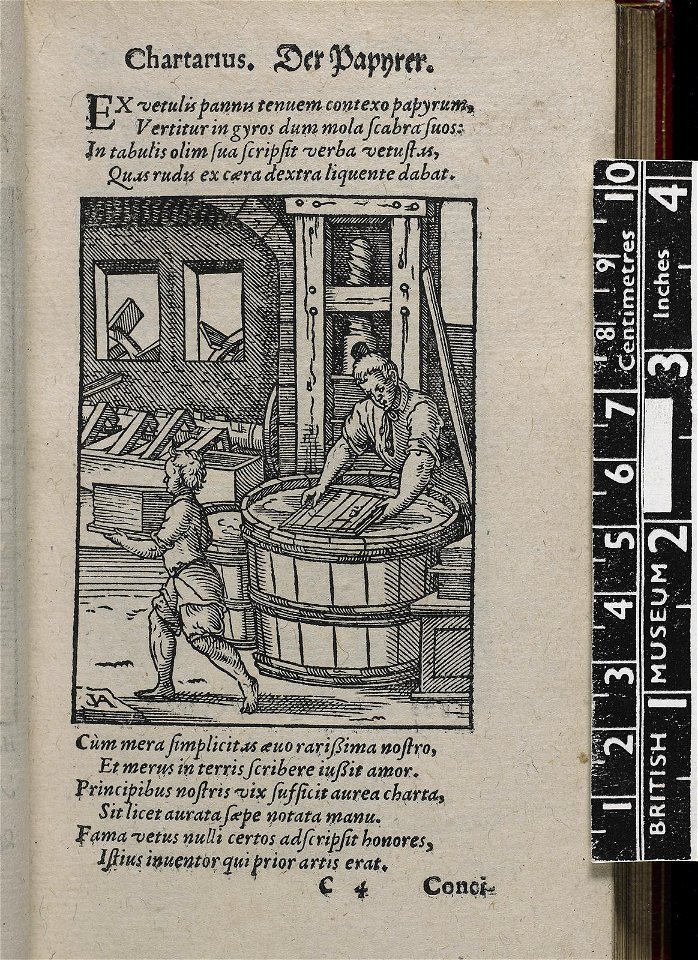 Chartarius. Der Papyrer. (The Paper Maker) (BM 1904,0206.103.21)
