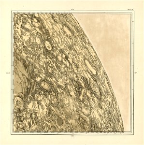 Charte der Gebirge des Mondes nach eigenen Beobachtungen in den Jahren 1840-1874 LOC 2008621701-21