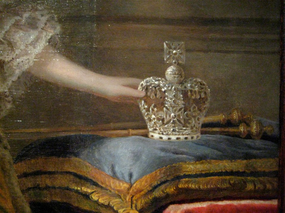 Charlotte of Mecklenburg-Strelitz (museum of Rylsk) detail 03. Free illustration for personal and commercial use.