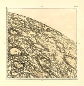 Charte der Gebirge des Mondes nach eigenen Beobachtungen in den Jahren 1840-1874 LOC 2008621701-23