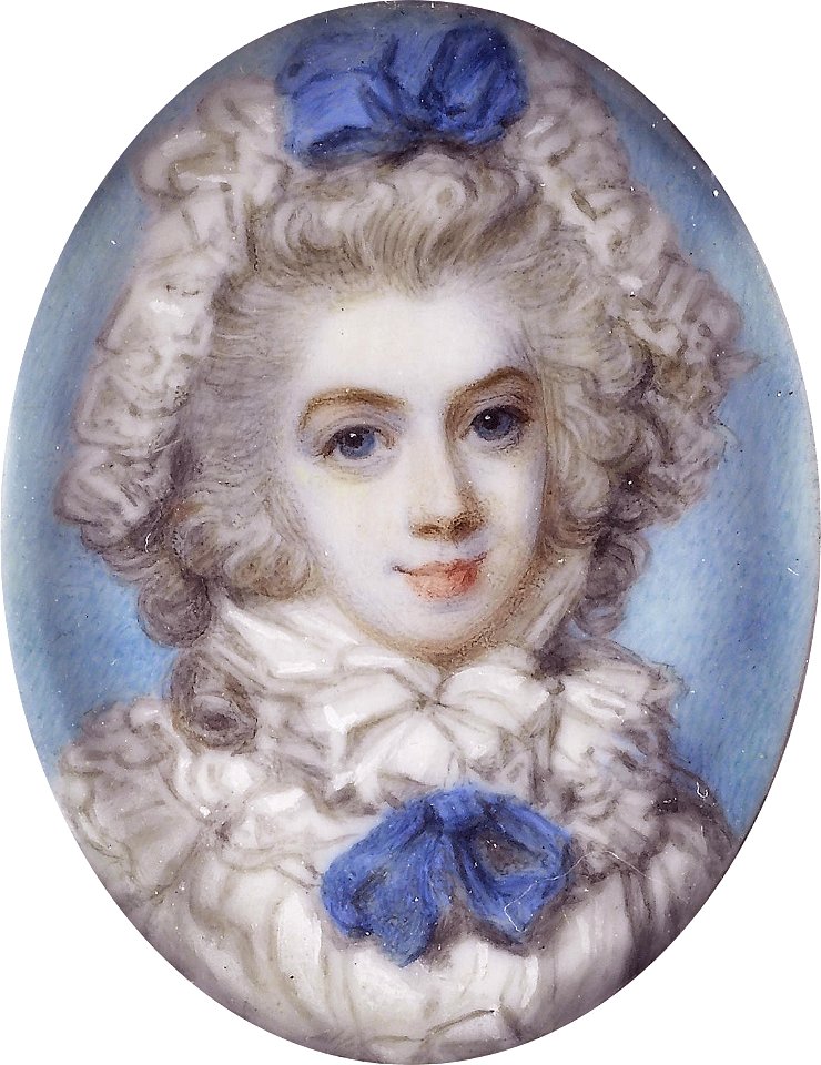 Charlotte, Baroness de Ferrers, later Countess of Leicester, by Richard Cosway