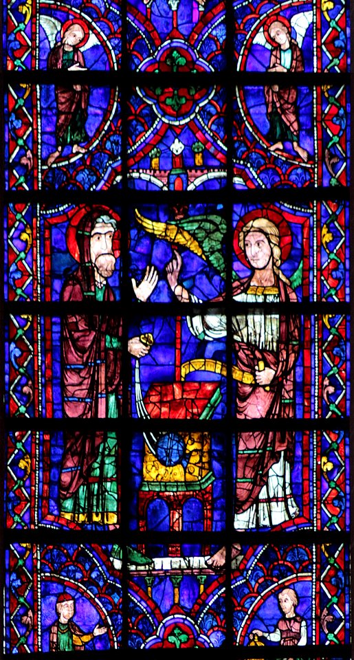 Chartres-106 Zacharie et Ange