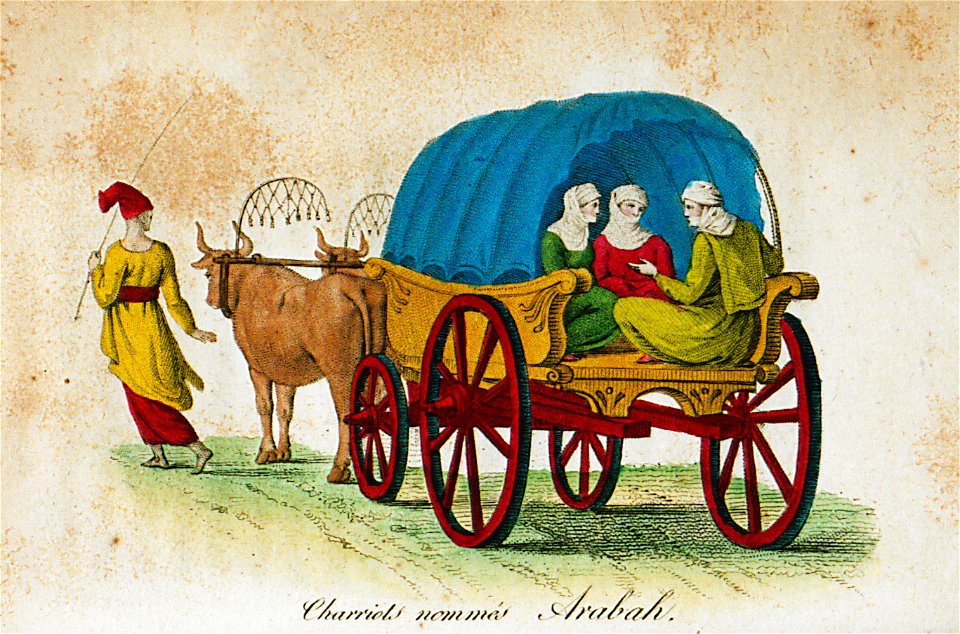 Charriots nommés arabah - Castellan Antoine-laurent - 1812
