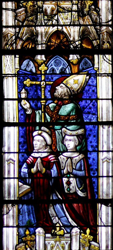 Chartres-Chapelle Vendôme-St Rémi, Louis de Bourbon la Marche, Blanche de Roucy