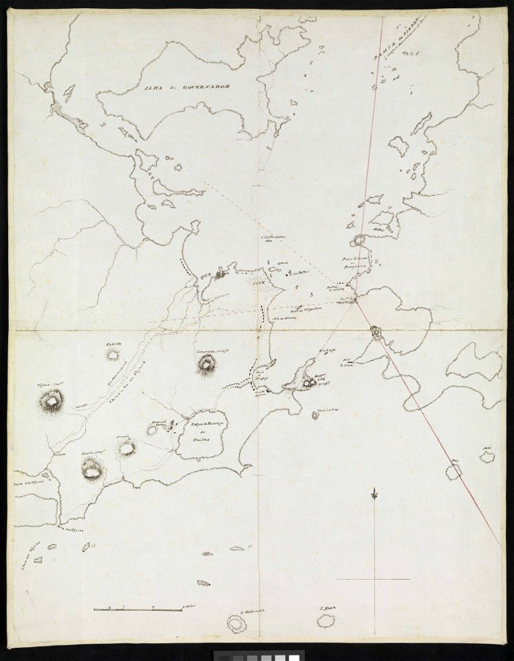 Chart of the harbour of Rio de Janeiro, Brazil RMG PZ4672