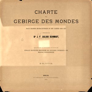 Charte der Gebirge des Mondes nach eigenen Beobachtungen in den Jahren 1840-1874 LOC 2008621701-1